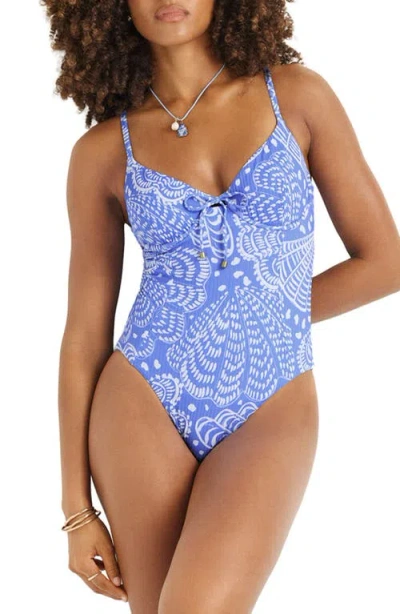 Vitamin A ® Underwire One-piece Swimsuit In Blue