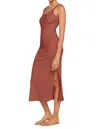 Vitamin A West Dress In Copper In Multi