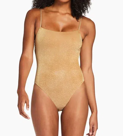 Vitamin A Women's Jenna One Piece In Gold Metallic