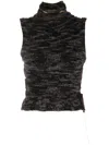 Vitelli Melange-effect Sleeveless Top