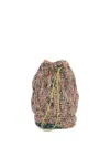 Vitelli Chunky-knitted Shoulder Bag In Orange