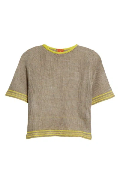 Vitelli Copper Stripe Metallic Sweater