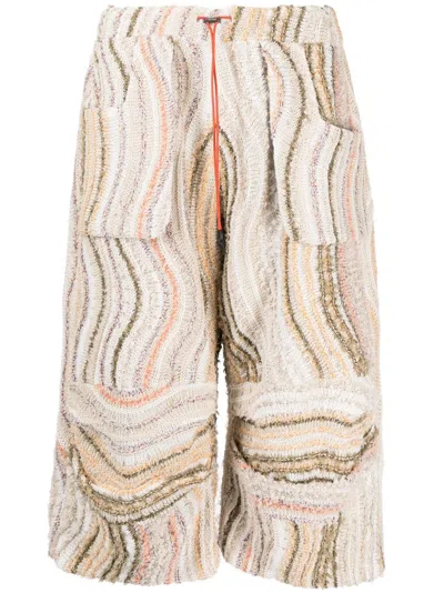 Vitelli Cropped Knitted Trousers In Neutrals
