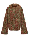 Vitelli Jacquard Flow Hooded Sweater In Multi