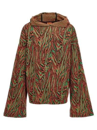 VITELLI 'FLOW JACQUARD' HOODED SWEATER