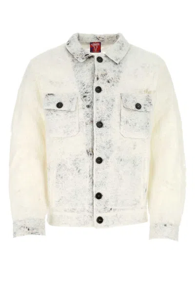 Vitelli Ivory Regenerated Yarns Jacket In White