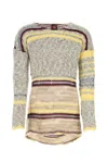 Vitelli Regenerated Yarns Backless Oversized Sweater In Multi