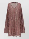 Vitelli Lightweight V-neck Striped Sweater
