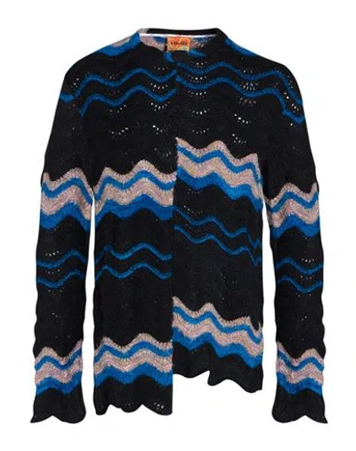 Vitelli Man Sweater Blue Size 4 Polyamide, Wool, Acrylic, Elastane, Mohair Wool