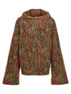 Vitelli Jacquard Flow Hooded Sweater In Multicolor