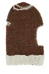 Vitelli Contrasting Trimmings Knitted Balaclava In Multi