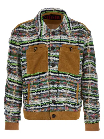 VITELLI MULTICOLOR WARP CORK JACKET
