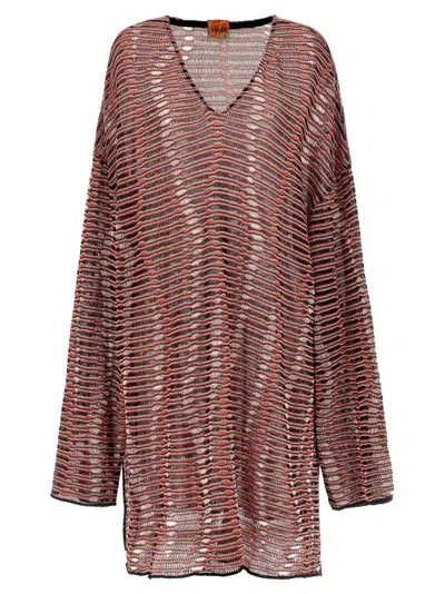 VITELLI MULTICOLOR WAVE JACQUARD SWEATER