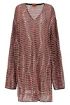 Vitelli Wave Jacquard Sweater, Cardigans In Brown