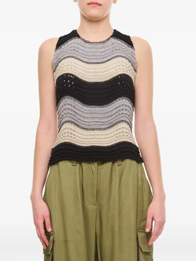 VITELLI WAVE-PATTERN TOP