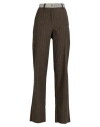 Vitelli Woman Pants Khaki Size 2 Virgin Wool, Cotton, Elastane In Beige