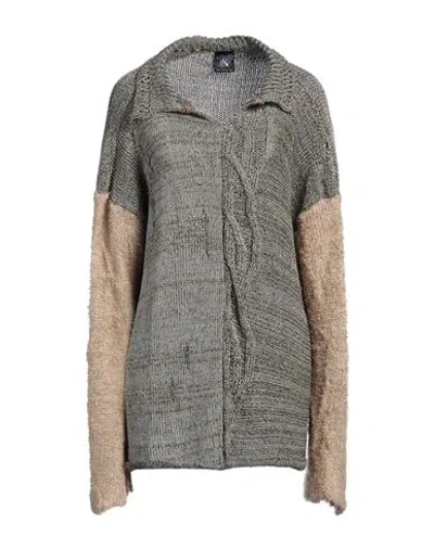 Vitelli Woman Sweater Lead Size 2 Wool, Cotton, Synthetic Fibers, Metallic Fiber, Mohair Wool In Grey