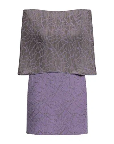 Vitelli Woman Sweater Light Purple Size 2 Cotton, Viscose, Polyamide