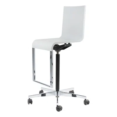 Pre-owned Vitra 2000s Maarten Van Severen For  .03 High Chair Drafting Stool In Gray