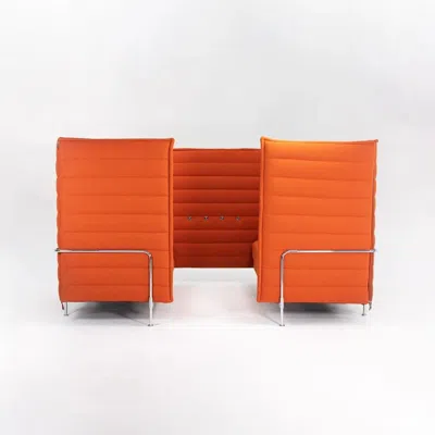 Pre-owned Vitra 2020  Alcove Seating By Ronan And Erwan Bouroullec In Orange Fabric