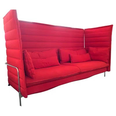 Pre-owned Vitra 21th Century Alcove Sofa Designed By Ronan & Erwan Bouroullec For  In 2006 In Red