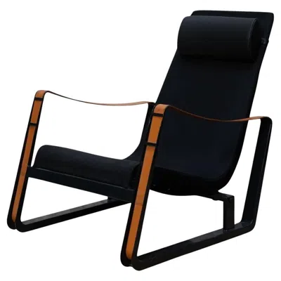 Pre-owned Vitra Armchair Model “cité” By Jean Prouvé, Manufactured By , 2002 In Black
