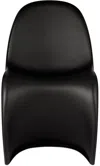 Vitra Black Panton Chair In Deep Black