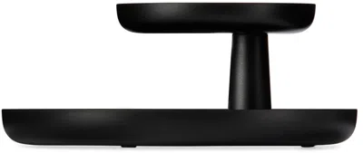Vitra Black Rotary Tray In Deep Black