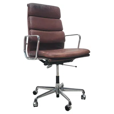 Pre-owned Vitra Brown  Ea219 Soft Pad Office Desk Chair By Charles Eames