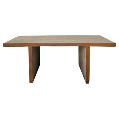Pre-owned Vitra Frank Gehry “easy Edges” Cardboard Dining Table For  In Brown