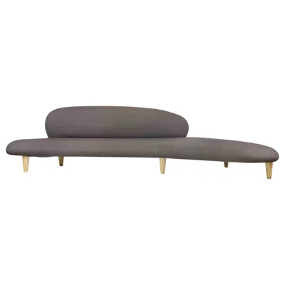 Pre-owned Vitra Freeform Sofa By Isamu Noguchi, Wood And Fabric, , Germany, 2002 In Brown