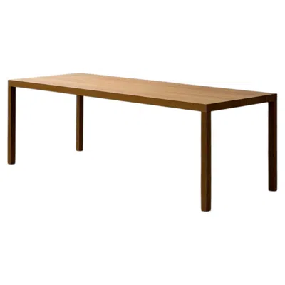 Pre-owned Vitra Maarten Van Severen T88w Dining Table —  Prototype, Solid Oak, Unique Piece In Brown