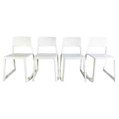 Pre-owned Vitra Original 4er Set  Tip Ton Stuhl Edward Barber Jay Osgerby Ii In Gray