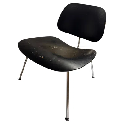 Pre-owned Vitra Vintage Lcm Plywood Lounge Chair By Charles And Ray Eames For , 1970s In Black