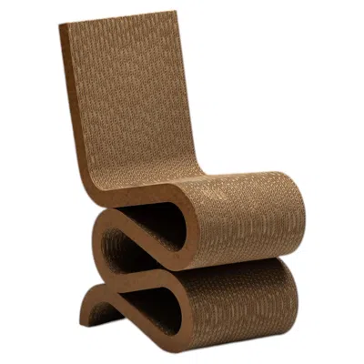 Pre-owned Vitra Wiggle Side Chair By Frank Gehry For , Usa, 1972 In Brown