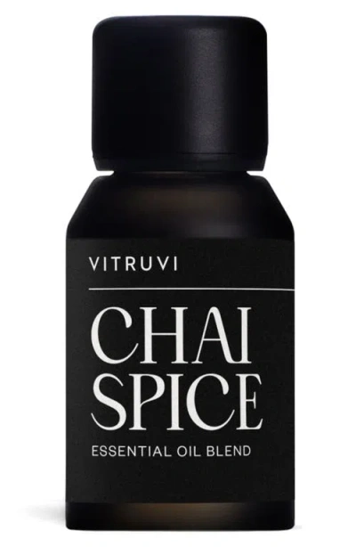 Vitruvi Chai Spice Essential Oil In Black