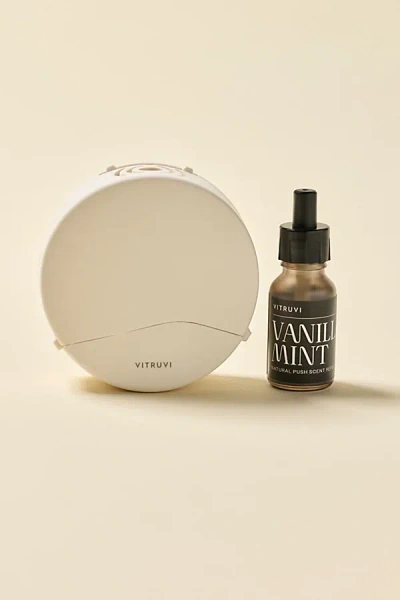 Vitruvi Push Plug-in Wall Diffuser Set In Vanilla Mint At Urban Outfitters In Multi
