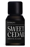 Vitruvi Sweet Cedar Essential Oil In Black
