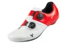 Vittoria Unisex Veloce Performance Road Shoes In White / Red In Multi