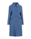 Vittorialata Woman Coat Pastel Blue Size 6 Wool, Polyamide, Cashmere
