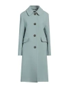 Vittorialata Woman Coat Slate Blue Size 8 Wool, Polyamide, Cashmere In Blue