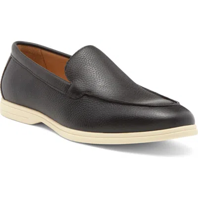 Vittorio Russo Cedrick Loafer In Mid Tumbled Dk Brown