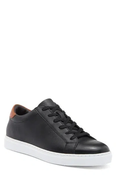 Vittorio Russo Deon Low Top Sneaker In Tumbled/valentina Black