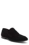 Vittorio Russo Derringer Loafer In Suede Black