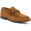 Vittorio Russo Leyton Horsebit Loafer In Suede Siena