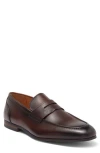 Vittorio Russo Millar Penny Loafer In Dark Brown
