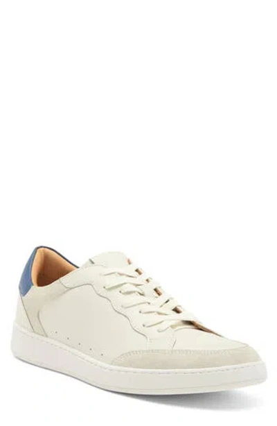 Vittorio Russo Remington Sneaker In Suede Soft White/blue