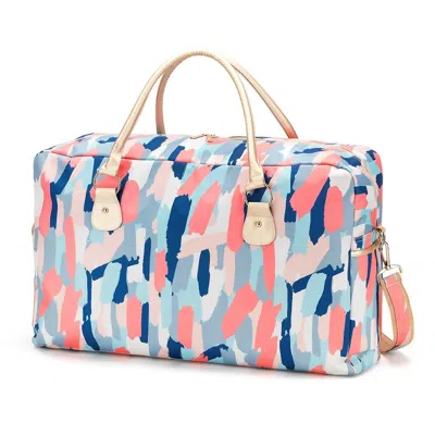 Viv & Lou Kendra Travel Weekender Duffle Bag In Multicolor