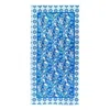 Viv & Lou Pineapple Tropical Cotton Beach Pool Lake Towel In Blue / White
