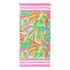 Viv & Lou Tropical Beach Pool Towel In Multi